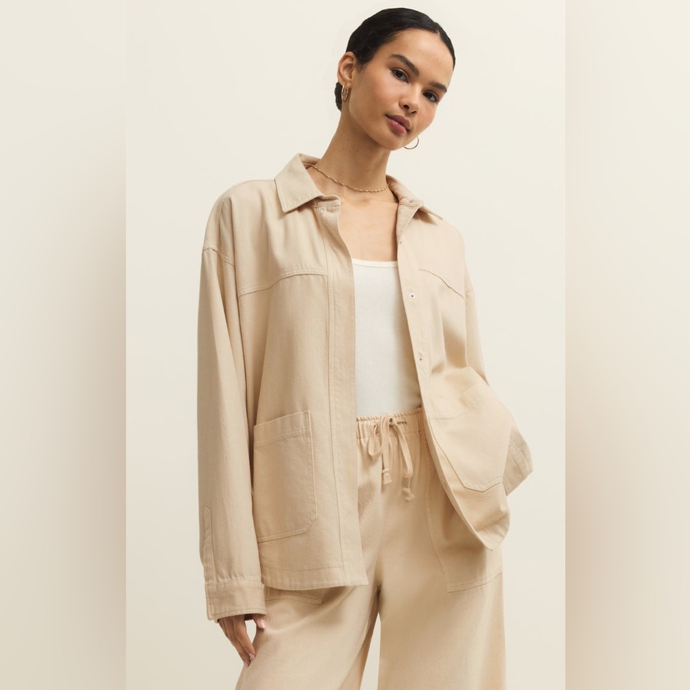 NWT Z SUPPLY Bay Breeze Jacket in Parchment